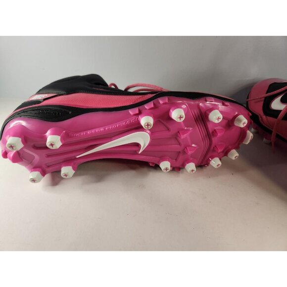 Nike Football Air Lt Super Bad Shoes Size US 12.5 396221-006 Pink Used - Picture 12 of 13